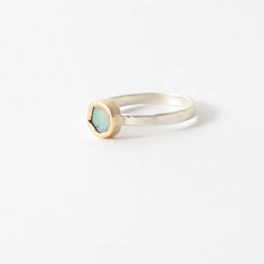 Bobbi J Abalone No 152 Oval Ring
